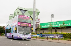 Yorkshire cricket First Bus